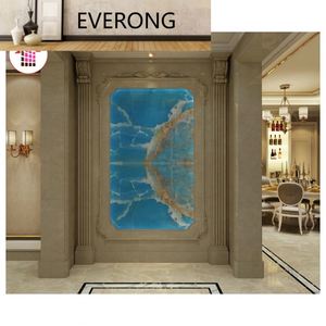 Mármol <span class=keywords><strong>de</strong></span> Ónix Azul Translúcido Natural <span class=keywords><strong>de</strong></span> Pakistán <span class=keywords><strong>de</strong></span> Primera Calidad a Precio Económico para Azulejos y Paneles <span class=keywords><strong>de</strong></span> Pared - Product Image 3