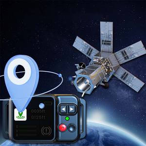 이중 기능 전자 개 목걸이 (버저 알람, <span class=keywords><strong>GPS</strong></span>/GSM/<span class=keywords><strong>GPRS</strong></span> 추적, <span class=keywords><strong>IP67</strong></span> 방수 플라스틱 소재) - Product Image 2