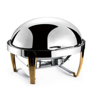 ชุดบุฟเฟ่ต์อาหารจานร้อนอเนกประสงค์วัสดุสแตนเลสแบบบุฟเฟ่ต์ดีไซน์แบบพกพา - Product Image 4