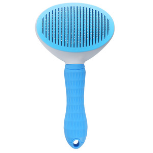 Pingte <b>Pet</b> Comb One Button Self Clean Pin <b>Brush</b> For Cat Dog Hair Removal Grooming Tool - Product Image 3