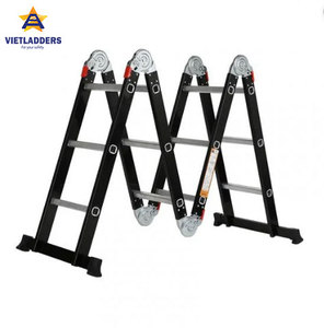 EN131 sáu Doanh gấp nhôm thang NVLG-43 3x4 bước Kính thiên văn hộ gia đình thang ngoài trời cách nhiệt đa mục đích nhà - Product Image 5