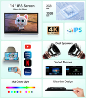 Monitor de Reposacabezas para Auto Universal de 14 Pulgadas, 4g+64g 2+32G, Nuevo Estilo, Pantalla Táctil IPS Android 4K, Reproductor de Entretenimiento para Asiento Trasero