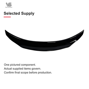 Nouveau Spoiler de Coffre pour Mercedes-Benz Classe C W205 Berline 2014-2021 Noir Brillant Style Extérieur Rétrofit/Amélioration - Product Image 3
