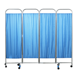 Biombo Plegable Médico Antares de Acero Inoxidable 304, Cortina Divisoria Móvil para Aislamiento en Salas de Hospital - Product Image 3