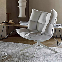 Mode Licht Luxus Designer Möbel Wohnzimmer Lounge Stuhl fauler Stuhl Sitzsack Sofas Chaise Lounge Stoff Sofa Stuhl