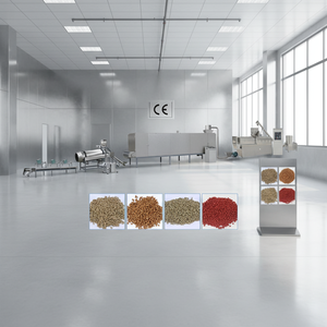 เครื่องอัดรีดอาหารแบบสกรูคู่สำหรับผลิตเม็ดอาหารปลาแบบลอยน้ำ ราคาสำหรับสายการผลิตอาหารปลาอัตโนมัติขนาดเล็กในบังกลาเทศ - Product Image 1