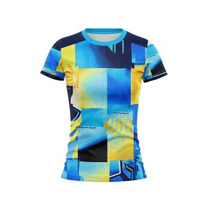 เสื้อรักบี้ลีก NRL สำหรับผู้หญิงแบบสั่งทำพิเศษ, เสื้อยืดกีฬาโพลีเอสเตอร์แบบซับลิเมชั่น แห้งเร็ว สำหรับขายส่งในออสเตรเลียและนิวซีแลนด์ - Product Image 6