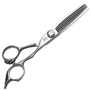 6 pulgadas profesional peluquero tijeras <span class=keywords><strong>de</strong></span> corte <span class=keywords><strong>de</strong></span> pelo adelgazamiento dientes tijeras conjunto - Product Image 2