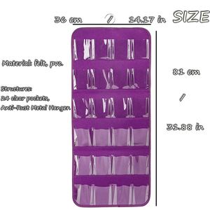 12 Pairs of Baby Shoes Boys Girl, Hanging Felt Over the Door Shoes Organizer with <b>Hanger</b> - Product Image 2