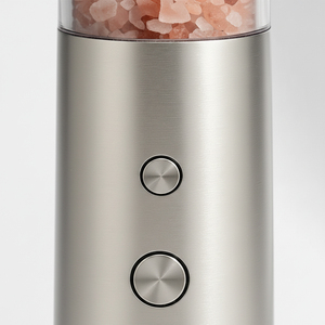 Set Macinapepe e Macinasale Elettrico Ricaricabile <span class=keywords><strong>2</strong></span> in 1 in Acciaio Inox con Regolazione della Macinatura e Luce LED - Product Image 3