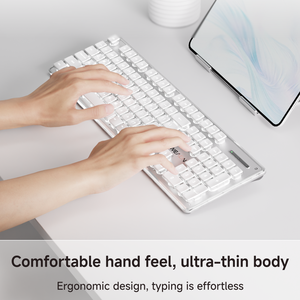 Eweadn Bàn phím ngôn ngữ Hàn Quốc RGB có dây 104 phím gx710 Kailh gõ êm chống tràn cho văn phòng sử dụng máy tính - Product Image 2