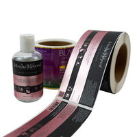Populaire Personnalisé Argent Bopp Shampooing Autocollants Privés Soins De La Peau Corps Beurre Main Lotion Étiquettes Étanche
