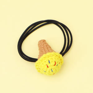 بيع بالجملة كولوفول رخيصة مرنة البطيخ الجزر الفراولة الكرز البرتقال الليمون لطيف الفاكهة الكروشيه العلاقات الشعر للفتيات الاطفال - Product Image 3