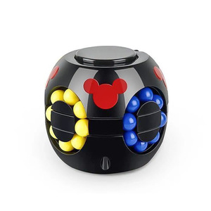 Gran oferta, Cubo de laberinto, rompecabezas, juguete de laberinto, Cubo de frijol UnMagic, juguete giratorio de dedo de plástico educativo para niños, juguete para descomprimir Fidget - Product Image 2