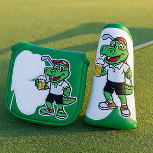 High Quality Mallet <b>Putter</b> <b>Headcover</b> Magnetic Golf Club Head Cover Funny Golf <b>Putter</b> Cover - Product Image 4