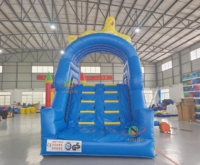 Glissière de château gonflable pour enfants de maison de rebond de fête en gros d'usine sautant toboggan de piscine gonflable