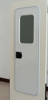 Alliage d'aluminium de haute qualité enduit de poudre camping-car caravane accessoires porte wohnmobil wohnwagen zubehor tur