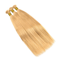 Cheveux vierges brésiliens miel blond Boho tresses vague de corps faisceaux en vrac pour tressage shampooing humide et ondulé pré-extensible