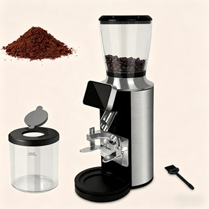 PANCERKA Molinillo <span class=keywords><strong>de</strong></span> Café Eléctrico Inteligente Pequeño Automático con Muelas Cónicas para Espresso Italiano 110V/220V <span class=keywords><strong>Comprar</strong></span> para el Hogar - Product Image 1