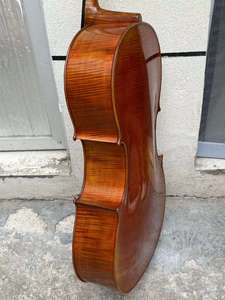 SurpassMusic <span class=keywords><strong>Prix</strong></span> de gros <span class=keywords><strong>Violoncelle</strong></span> fait main 4/4 3/4 1/2 en érable flammé transparent, bois européen, son brillant, chef-d'œuvre - Product Image 5
