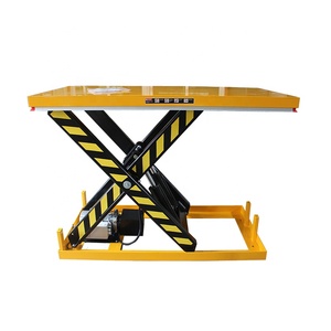 1 م 2 م <span class=keywords><strong>3</strong></span> م هيدروليكي منصة رفع مقص كهربائي منصة طاولة كبيرة مع عجلات - Product Image 3