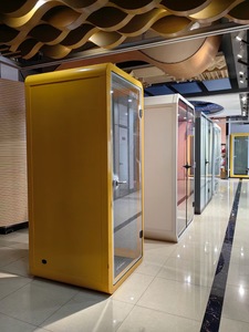 Jardín DE TRABAJO DE HOTEL DE PRIVACIDAD móvil, cabina de reunión de Oficina insonorizada prefabricada interior - Product Image 2