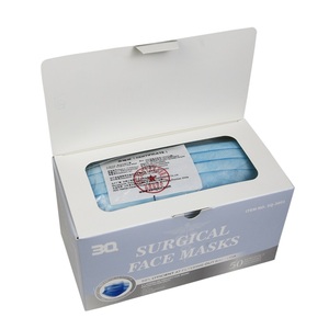 <span class=keywords><strong>Astm</strong></span> F2100 <span class=keywords><strong>niveau</strong></span> <span class=keywords><strong>3</strong></span> Standard respirant 4 plis bleu noir boucle d'oreille personnalisé 510K <span class=keywords><strong>masque</strong></span> <span class=keywords><strong>médical</strong></span> chirurgical jetable - Product Image 6