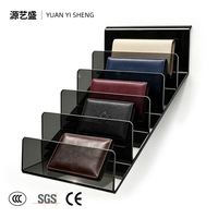 Rak Display Akrilik 3 Tingkat Multifungsi Berkualitas Tinggi untuk Tas Clutch dan Dompet - Ramah Lingkungan dan Dapat Disesuaikan