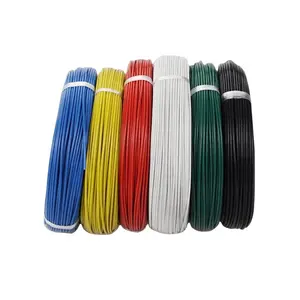 Cable Flexible de cobre UL10248 38 32 30 26 24awg FEP Cable eléctrico ultrafino de alta temperatura Cable de Control electrónico