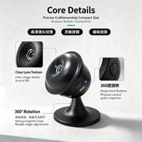 Kamera WiFi Mini Dome 1080P 120 128GB Mikrofon Internal Penglihatan Malam Mendukung Kartu Memori Penyimpanan Cloud Sensor CMOS-2MP