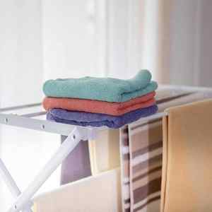 Pliable en métal bricolage blanchisserie vêtements étendoir intérieur extérieur Portable pliable séchage tissu cintre pour Camping randonnée - Product Image 3