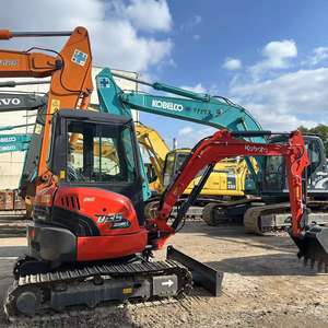 Para miniexcavadora usada U35/U55/Kx161 2018 modelo HAWE cilindro hidráulico Denison bomba PLC construcción controlada - Product Image 1