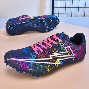 track shoes with plastic spikes
