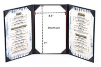 Vente chaude A4 Restaurant Menu Titulaire En Cuir Restaurant Menu Couvre De Luxe Livret Carte Des Vins Menu Couvre