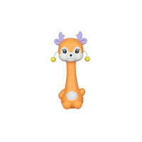 Cerf Sika en plastique bon marché Jouet musical gonflable Hochet pour bébé Jouet musical pour bébé Cadeau
