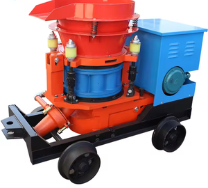 Elektrische Nassbeton-Spritzmaschine 5,5kW 220V mit Hohem Lastmoment, 5,5 <span class=keywords><strong>M3</strong></span>/<span class=keywords><strong>h</strong></span> Leistung, 3-7 <span class=keywords><strong>M3</strong></span>/<span class=keywords><strong>h</strong></span> Kapazität für Gebäude, Wände und Tunnel - Bestes Angebot - Product Image 2
