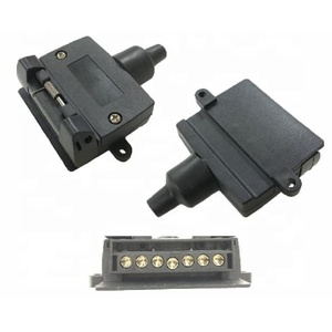 Échantillon gratuit Australie 7pin Flat Socket à 5Pin Large Round Euro Plug Trailer Connector Set - Product Image 4