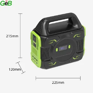 GEB 173Wh Centrale électrique portable d'extérieur 300W prises CA Générateur solaire batterie lithium-ion pour le camping