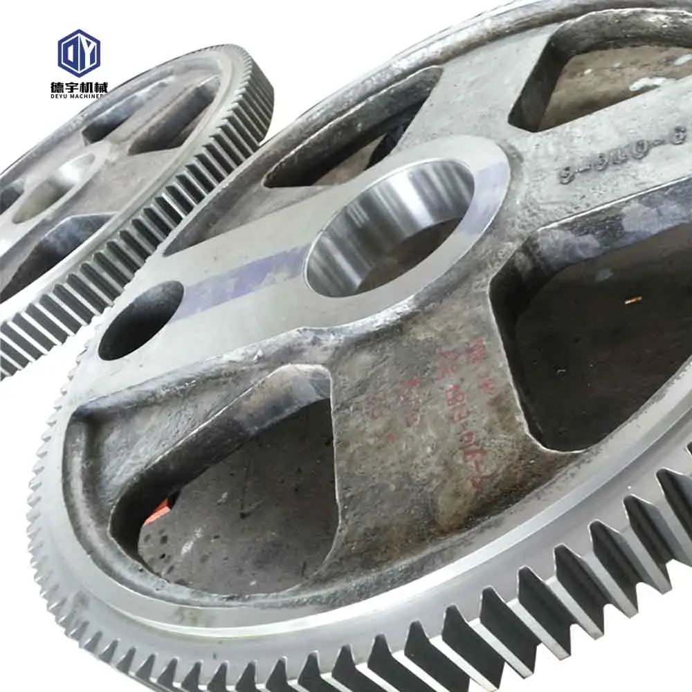 Tùy chỉnh Đúc Trung Bình thép carbon lớn Modulus spur Gear xi măng Mixer bánh răng bánh răng xoay thép bánh răng vòng