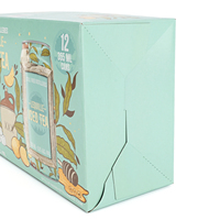 Cajas de Embalaje para Bebidas y Cócteles con Logotipo Personalizado, Porta Botellas Plegable, Ecológico y Duradero, Caja para Transportar Botellas de Cerveza