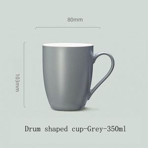 Tasses en céramique de différentes couleurs pour café et lait, tasses en porcelaine fine, OEM - Product Image 3