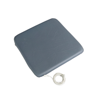 Coussin de siège en cuir PU conducteur et latex à mémoire de forme, coussin de chaise de bureau antistatique pour un confort prolongé lors de la tenue de position assise