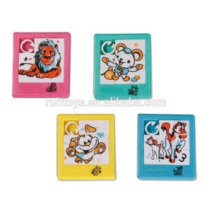 Rompecabezas de diapositivas de plástico de animales de dibujos animados de juegos educativos clásicos para niños - Product Image 6