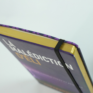 Cubierta para Cuaderno Laminada con Película, Encuadernada con Hilo, Tapa Dura con Borde Dorado de PU Personalizada, Tamaños A4, A5, A6, Alta Calidad, Mejor Precio, Gran Venta - Product Image 6