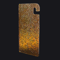 Plaque acrylique extrudée découpable au laser, 3 mm, 4x8 pieds, texture pierre, acrylique dichroïque coulé