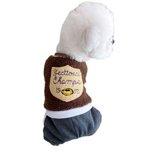 Manteau en polaire pour chien, épais et chaud, vêtements à quatre pattes pour petits chiens, Bichon Frise, caniche, automne et hiver - Product Image 5