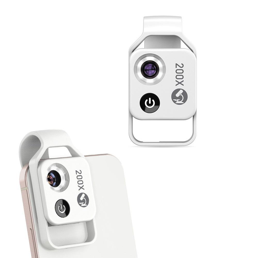 Lemus Essentials Phone Microscope – 200x Pocket Microscope For Phone
