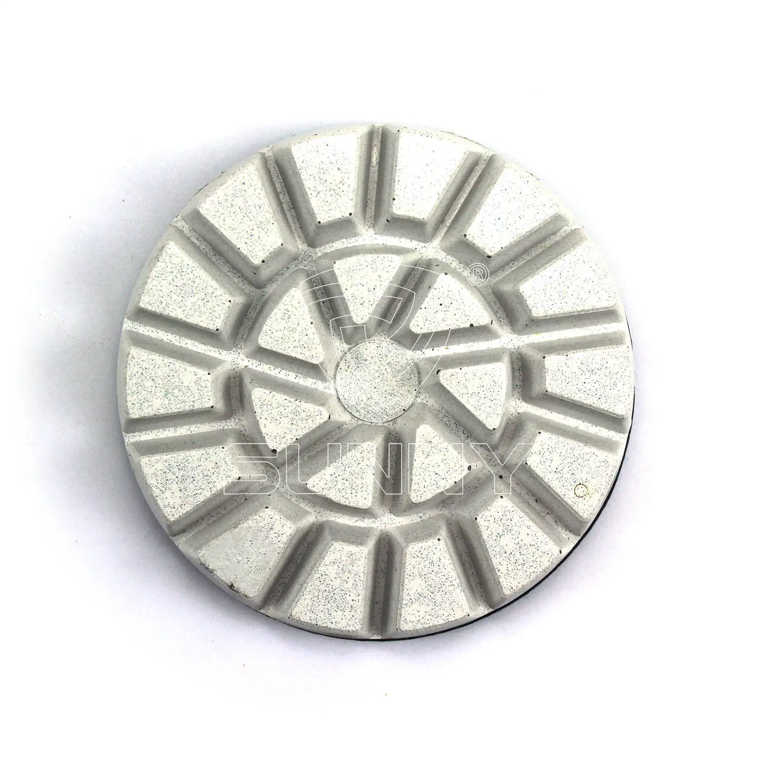 Industrial durable resin 10mm wet and dry 100# diamond polishing pad tools for concrete