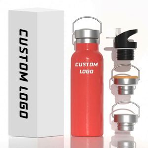 Promotional <b>Drinkware</b> Customized 3 Lids Free Sample Water Bottles Double Wall Vacuum Insulated Stainless Steel Tumbler With Logo - Product Image 3