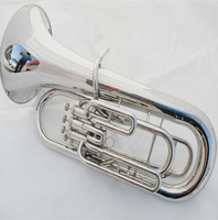 Wholesale/OEMFactory Price Four Vertical Keys on the Bass Tuba Brass Instrument B Flat Students Grade Professional Band